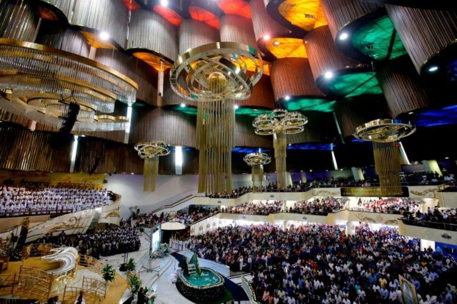 El interior del templo en la Hermosa Provincia, Guadalajara.