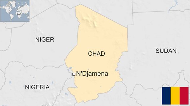 Map of Chad