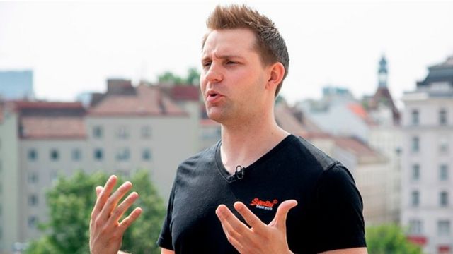 Max Schrems, Austrian lawyer and privacy activist, who is the head of new NGO 'None of Your Business' (NYOB).