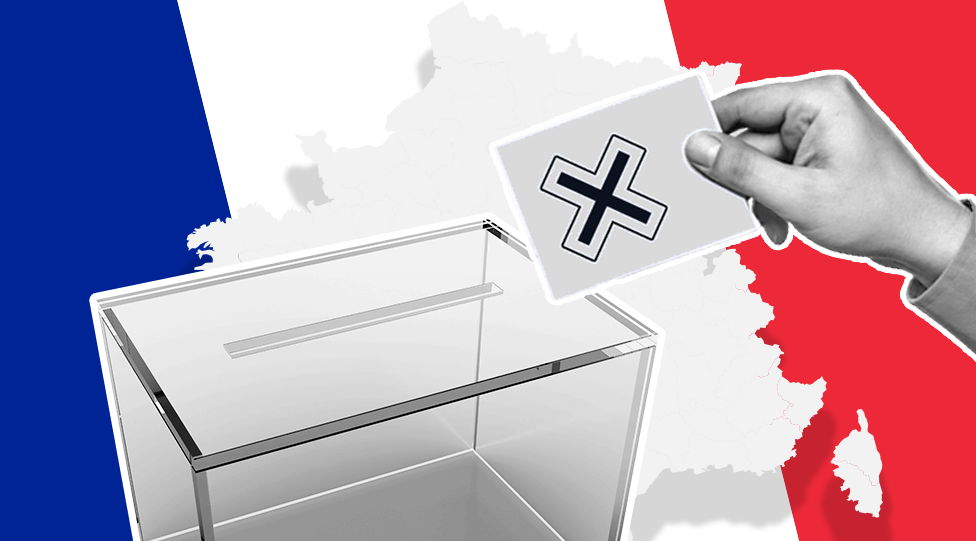 Imagen que muestra la votación en Francia