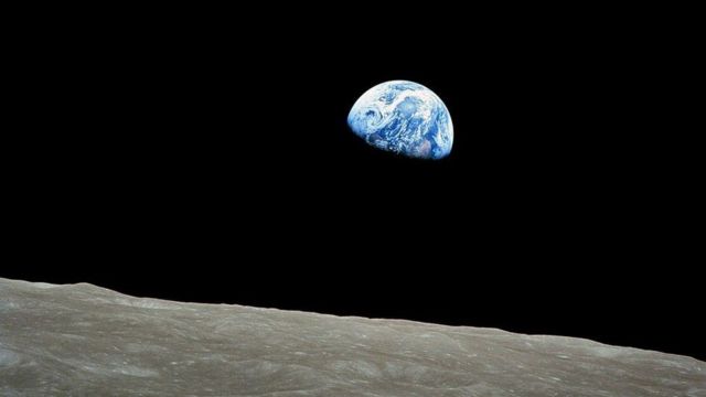 Imagen conocida como "Amanecer de la Tierra", de diciembre de 1968.