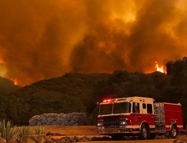 Las Impresionantes Imagenes De Los Incendios Forestales En California Estados Unidos Bbc News Mundo