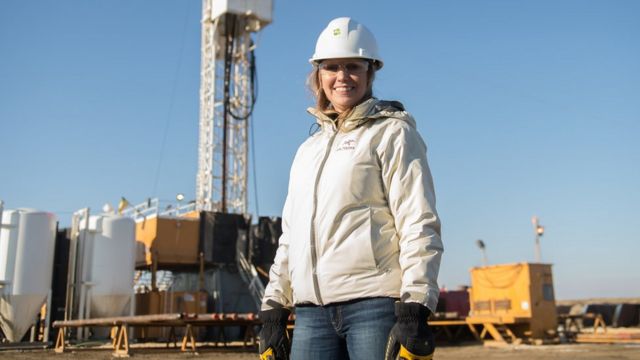 Kirsten Marcia, directora ejecutiva de la firma canadiense de energía geotermal DEEP Corp