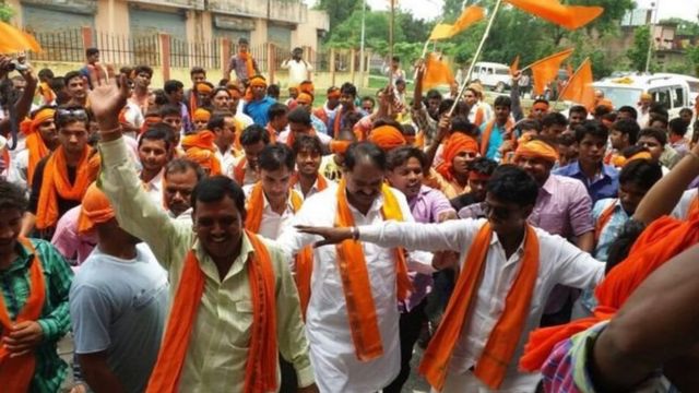 युवा वाहिनी के कार्यकर्ता
