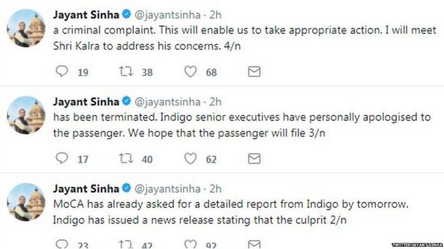 Airlines / jayant sinha