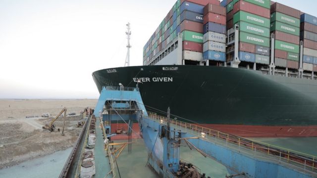 "Suez Canal Freed: Ever Given ship free of blocking sues canal"