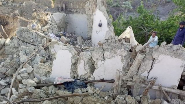 Buildings are destroyed for Paktika