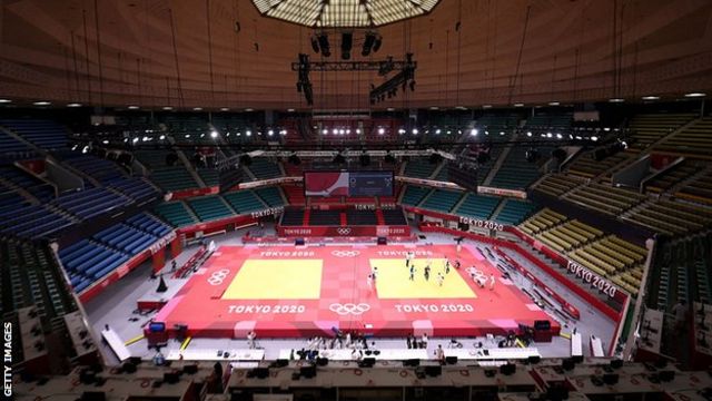 The Nippon Budokan venue hosts judo and karate events at Tokyo 2020
