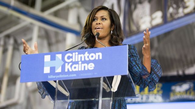 Trump ya ce Michelle Obama bata iya komai ba sai yakin neman zabe