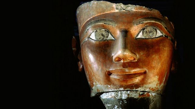 Escultura da cabeça de Hatshepsut