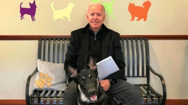 Biden with Major