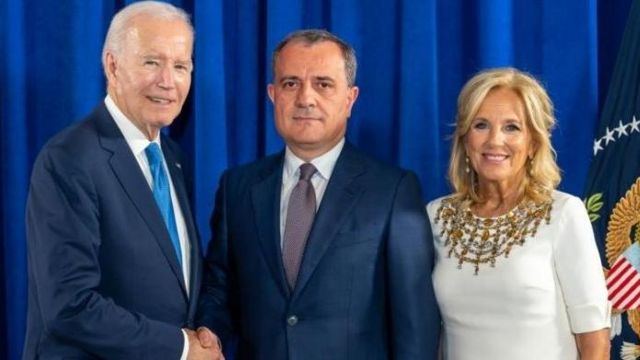 Ceyhun Bayramov ABŞ-da Prezident Joe Bidenlə görüşüb