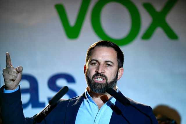 Primer plano de Santiago Abascal