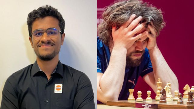 கத்தார் மாஸ்டர்ஸ் செஸ் போட்டி: மேக்னெஸ் கார்ல்செனை வீழ்த்திய கார்த்திகேயன் - யார் இவர்?