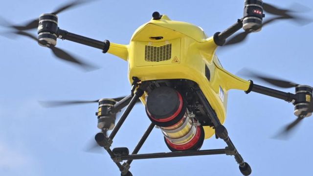 Anvers (Antwerp) kentinde ilk defa iki hastane arasında drone ile insan dokusu taşındı