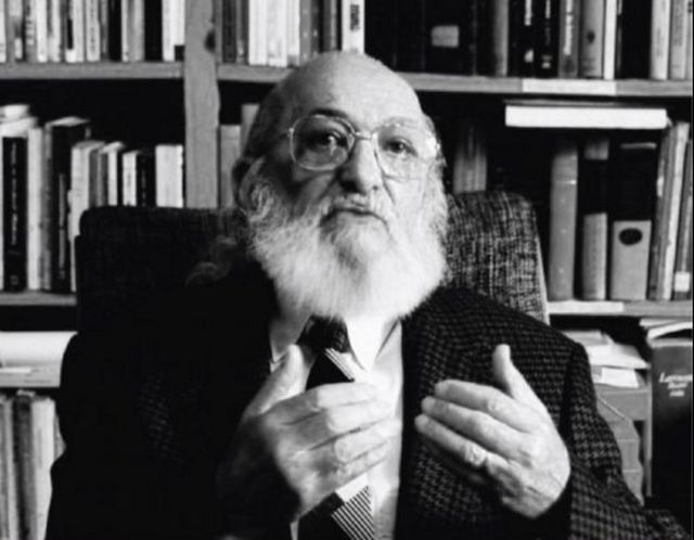 O pedagogo brasileiro Paulo Freire