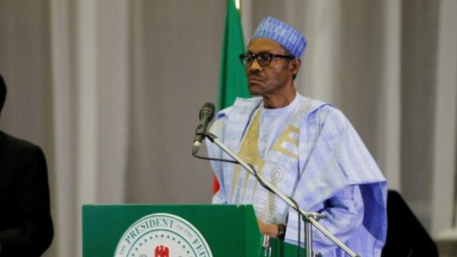 Le président Muhammadu Buhari