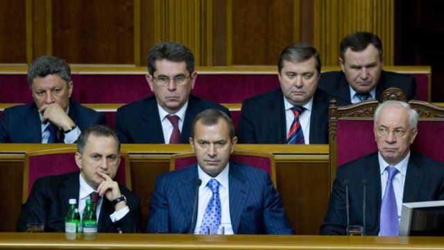 Уряд Азарова зразка початку 2011 року. Ємець у другому ряді ліворуч