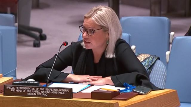 BM Irak Özel Temsilcisi Jeanine Hennis-Plasschaert 