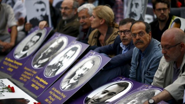 Abari mu muhango wo kwibuka abanye Armenia bishwe n'abasirikare ba Turkiya haciye imyaka ijana