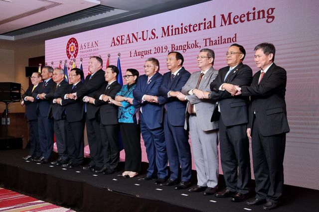 Hội nghị bộ trưởng ngoại giao các nước ASEAN và Mỹ , diễn ra vào tháng 8/2019 tại Bangkok, Thái Lan.