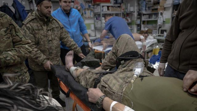 Militar ucraniano ferido