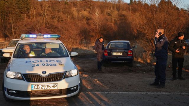 Полиция на месте происшествия