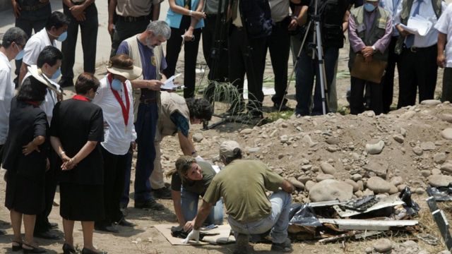 Exhumación de víctimas de La Cantuta, 2007