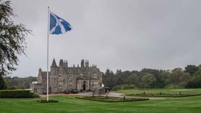 Campo de golfe de Trump na Escocia