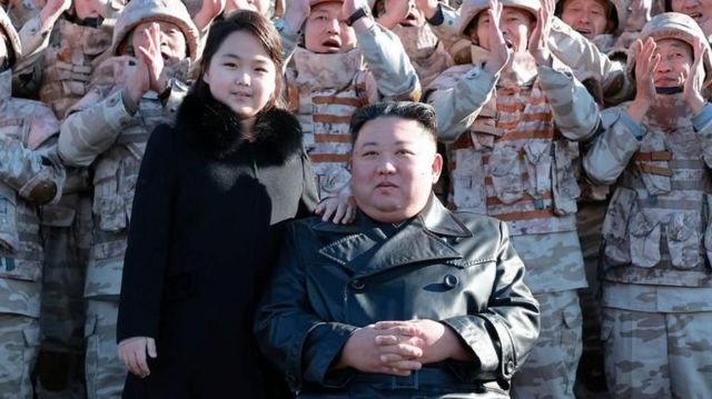 Kim Jong Un ve kızı