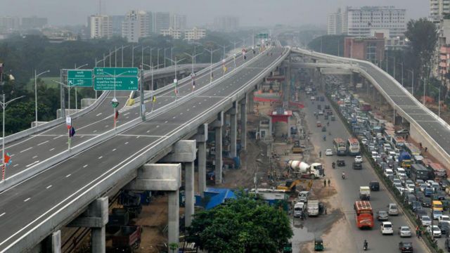 এলিভেটেড এক্সপ্রেসওয়ের একাংশ