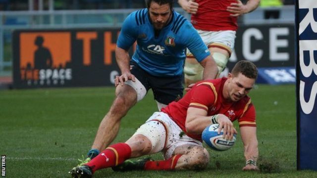 George North: Wales wing scores and plays full game in Saints win - BBC  Sport