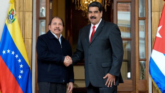Daniel Ortega y de Nicolás Maduro