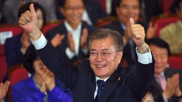 Moon Jae-in ahejeje gutogwa kurongora Korea Yepfo