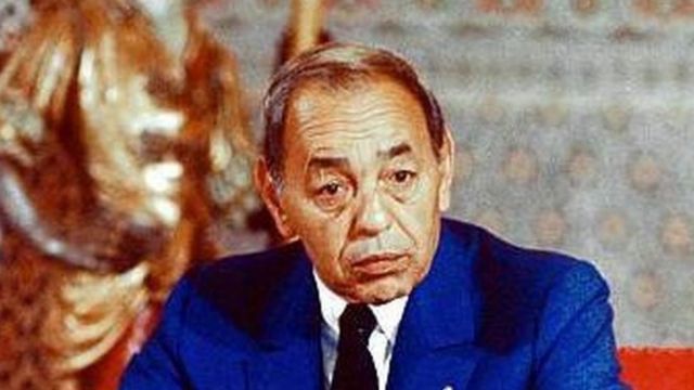The late Moroccan monarch King Hassan II