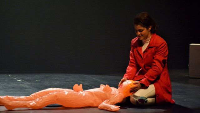 Obra de teatro sobre la mataviejitas en Ciudad de México.