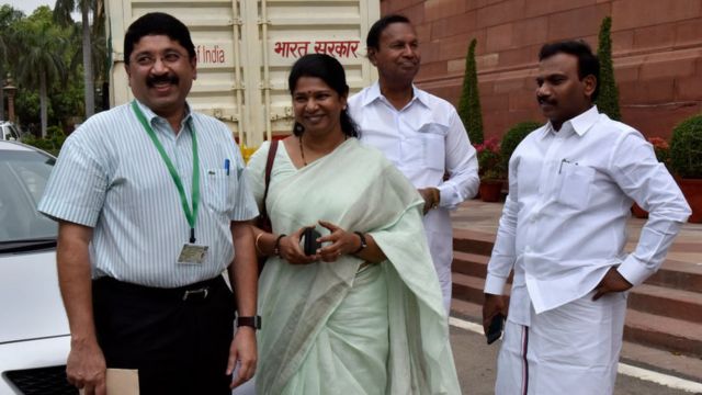 ஆ.ராசா, கனிமொழி