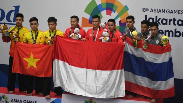 Vietnam dan Thailand termasuk negara-negara yang mengirimkan wakilnya untuk berkompetisi di cabang olahraga pencak silat di Asian Games 2018.