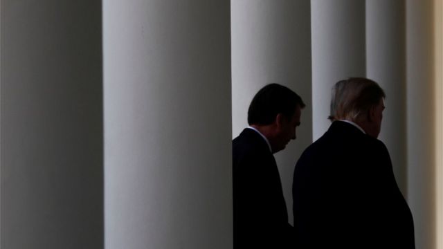 Bolsonaro e Trump em Washington