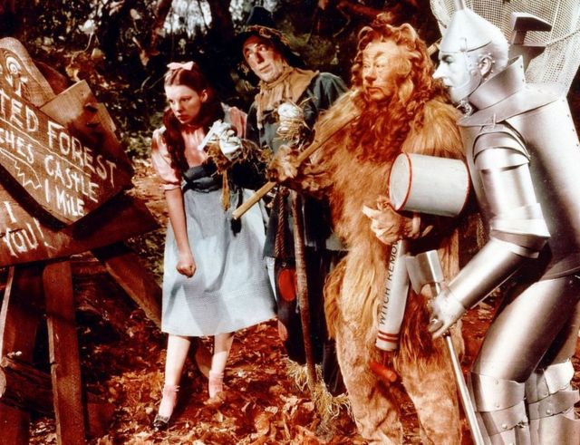 Una imagen de la película el Mago de Oz de 1939