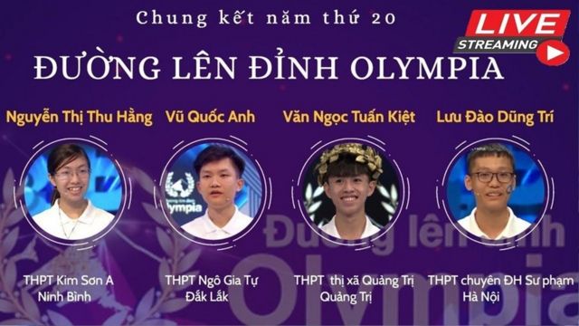 Chương trình Đường lên đỉnh Olympia được xem là một trong những gameshow thành công nhất của VTV.