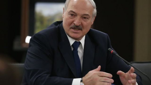 El presidente de Bielorrusia, Aleksandr Lukashenko.