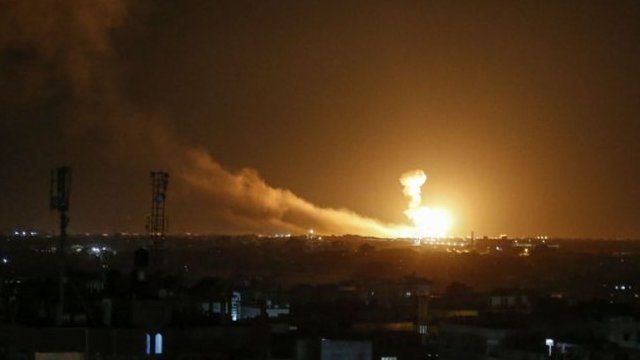 اسرائیل می گوید به تلافی حملات راکتی جهاد اسلامی مواضع آن را هدف قرار داده است