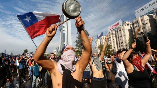 En qué se parecen (y en qué no) las protestas de Colombia a las que  ocurrieron en Chile? - BBC News Mundo