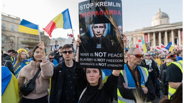 俄罗斯入侵乌克兰：拜登称普京不能继续执政 遭俄驳斥(photo:BBC)