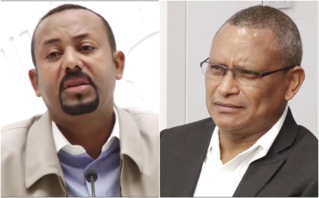 Ra'isal Wasaare Dr Abiy Axmed iyo Guddoomiyaha TPLF Dr Gebresiyon Gebre-Mikael