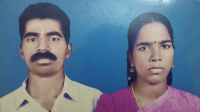 ருக்மணி மற்றும் அவரது கணவர் கணேசன்