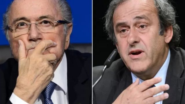 Platini et Blatter