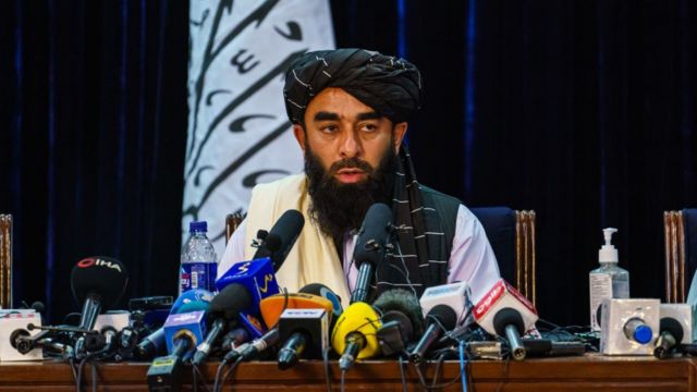 अफ़ग़ान तालिबान के प्रवक्ता ज़बीहउल्लाह मुजाहिद