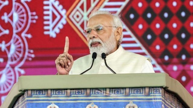 கோவில்கள் பற்றி மோதி பேச்சு